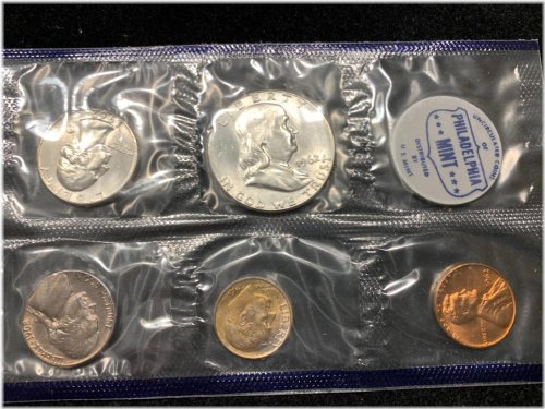 1962-P Toned Uncirculated Half Mint Set