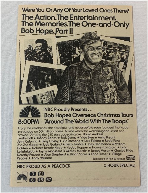 Bob Hope's Global Christmas Tours