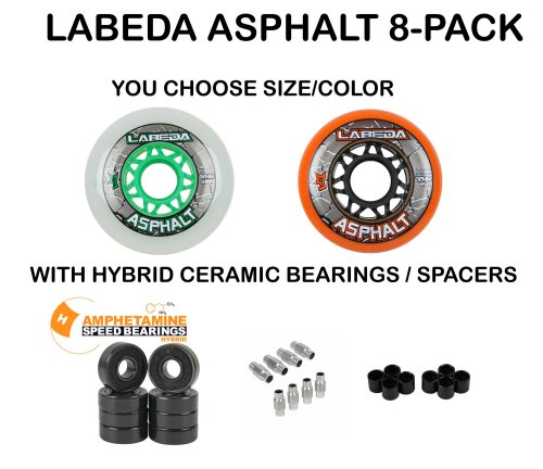 Asphalt Grip Wheels with Ceramic Bearings