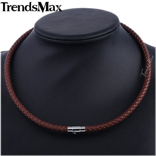 Leather Twist Necklace