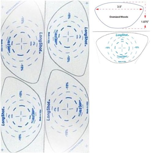 ImpactMax Oversized Golf Club Impact Labels
