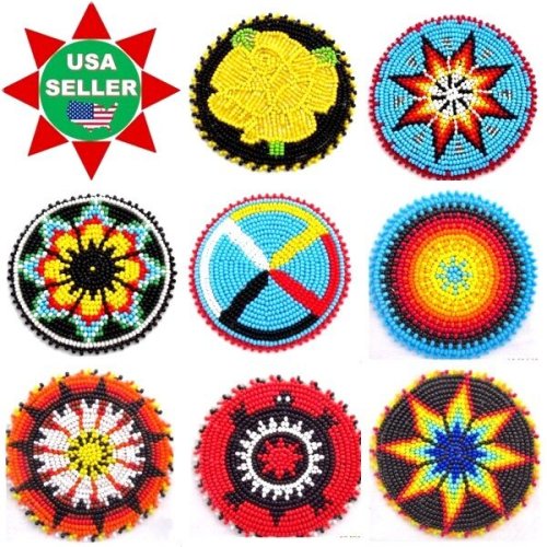 Beaded Rosette Applique