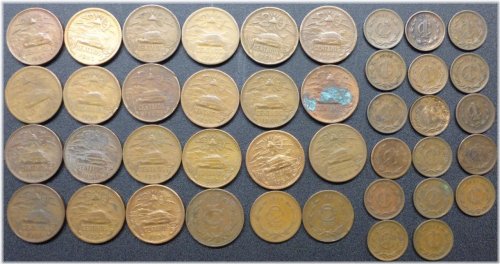 Mexican Centavos Variety Set - 41 Coins