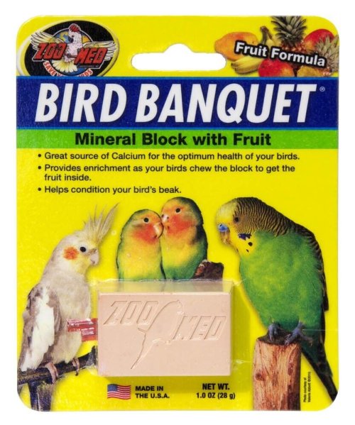 Fruity Mineral Bird Banquet Block by Zoo Med Labs