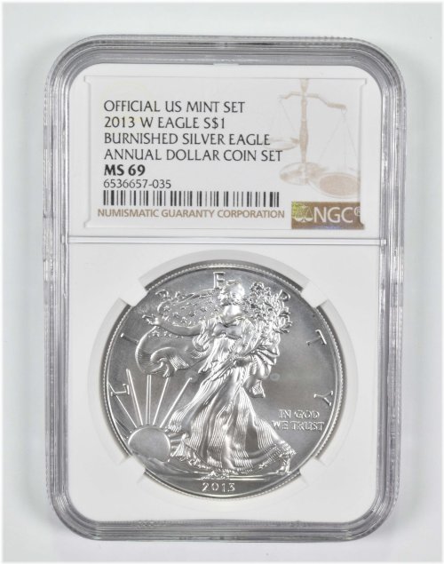 American Silver Eagle NGC - 2013-W Burnished Annual Set