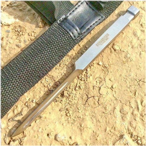 Steel Spike Quill Knife with Wrist Strap Sheath