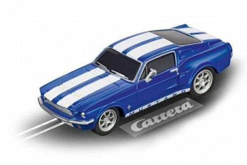 Vintage Blue Racer Mustang