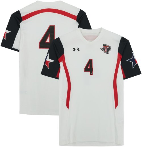 Legends of Lubbock: Autographed Texas Tech Red Raiders #4 White Jersey