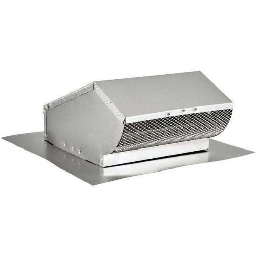 Aluminum Roof Vent Cap with Damper - 10 Inch