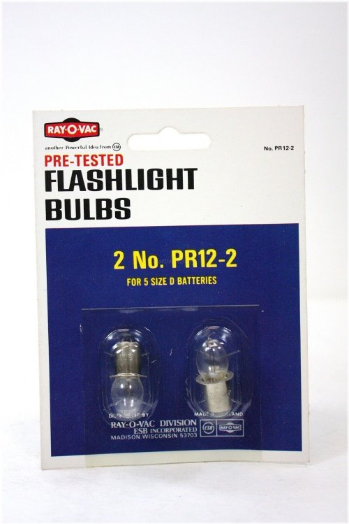 D Cell Flashlight Bulb Set