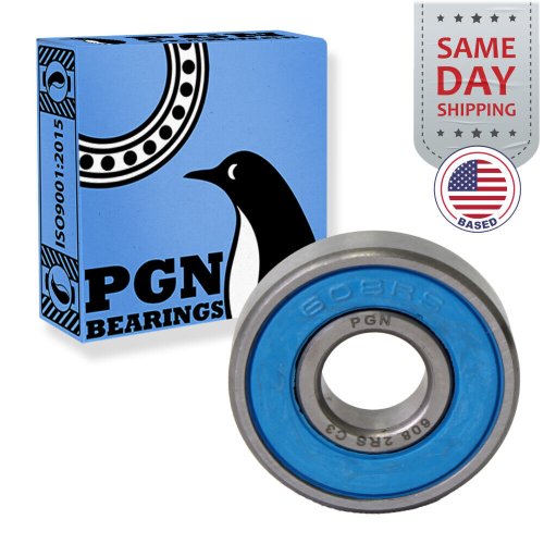 Rubber-Sealed Chrome Ball Bearings (20-Pack)