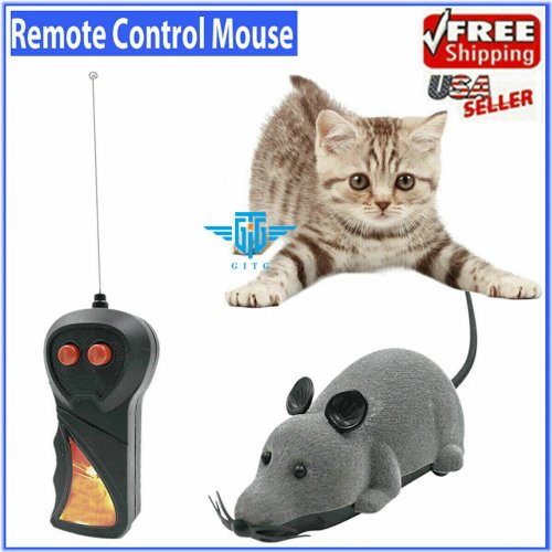 Paw-Play Pal: Wireless Remote Rat Toy for Feline and Canine Companions