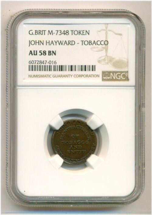 British Tobacco Token - John Hayward Collection