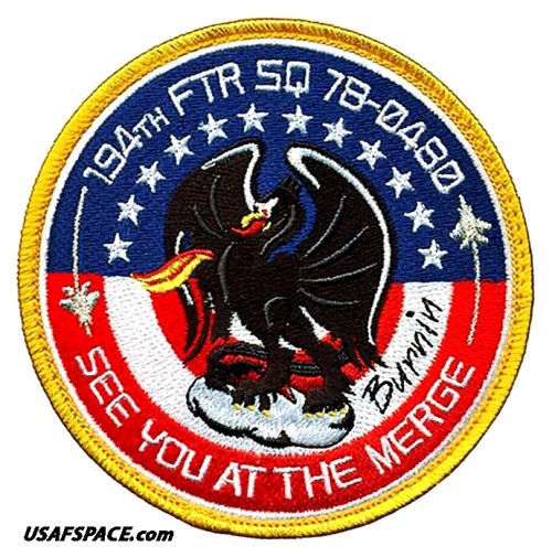 Fresno Fighter Squadron Patch - Authentic USAF Memorabilia