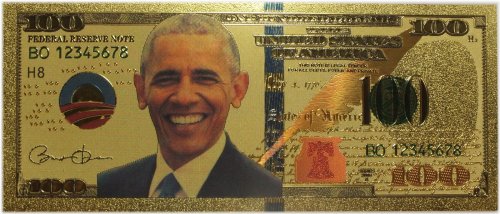 Presidential Legacy Gold Foil Plated Bill