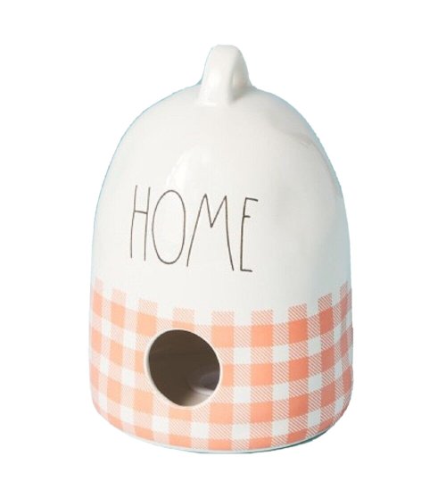 Gingham Beehive Bird House