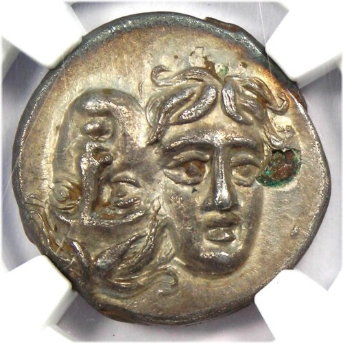 Moesia Istros Istrus Silver Drachm - 300 BC (NGC Certified)