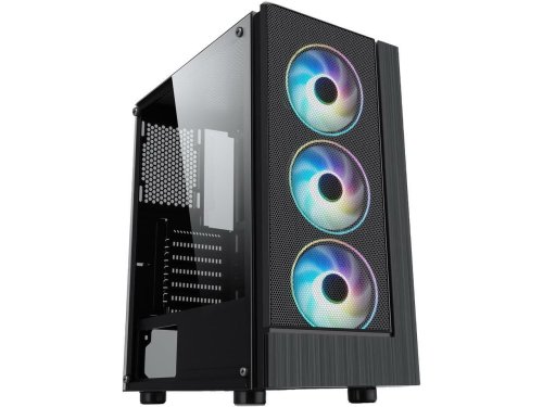 Shadowglass ATX Mid Tower Case with ARGB Lighting