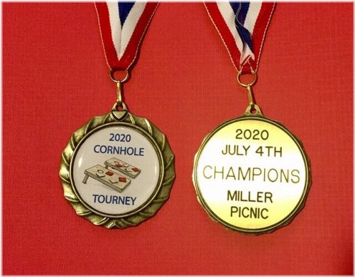 School Legacy Award: Custom Logo Medal with Free Engraving and Shipping