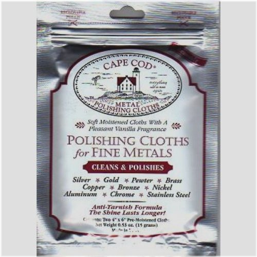 Fine Metal Polish Cloth Set by Cape Cod