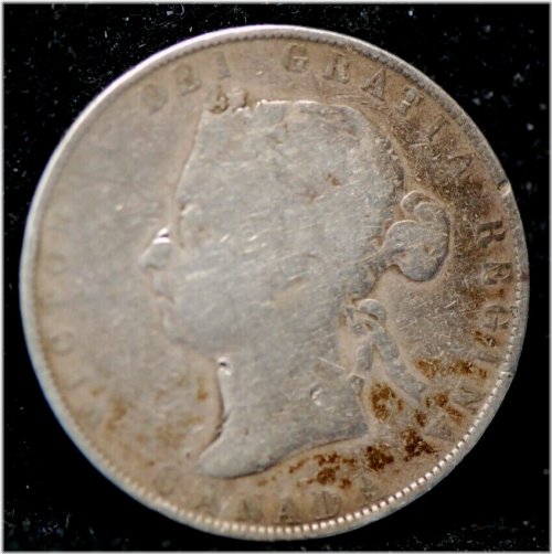 Canada 1900 Silver Half Dollar