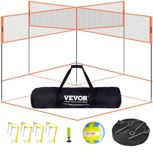 AdjustaNet Volleyball Set