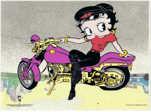 Harley Ride with Betty Boop