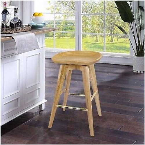 Bali Swivel Hardwood Stool
