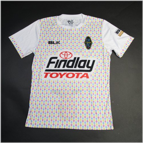 Neon City Soccer Jersey - Men's White/Multicolor