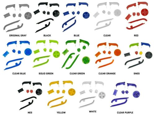 Colorful Controls Kit for Game Boy Advance (GBA)