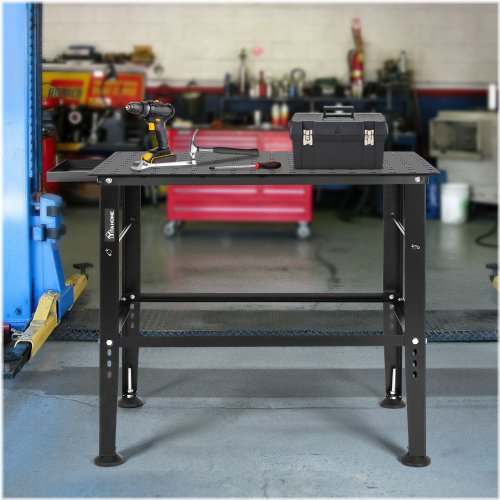 Heavy-Duty Carbon Steel Workbench with Storage Tray