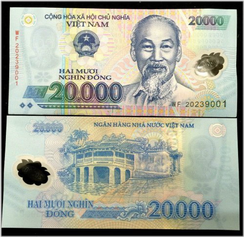 Dong Polymer Banknote - 2019 Vietnamese Currency