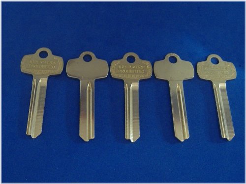 D-Keyway Nickel Silver Key Blanks Set