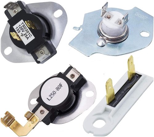 Thermal Thermostat Kit for Whirlpool and Kenmore Dryers