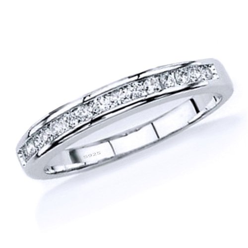 Sparkling Silver Celebration Bands
