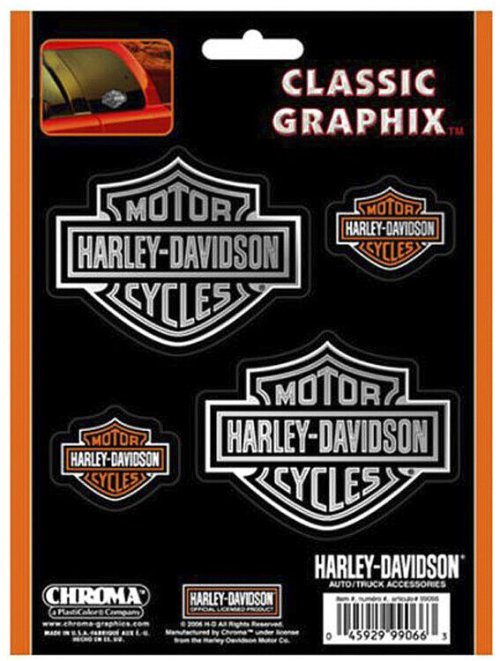 Bar & Shield Decal Set for Harley-Davidson Motorcycles