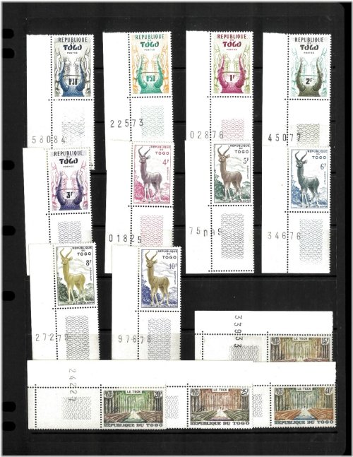 Togo Stamp Collection - Mint Condition