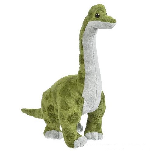 Green Brachiosaurus Plush Toy - 15 Inches