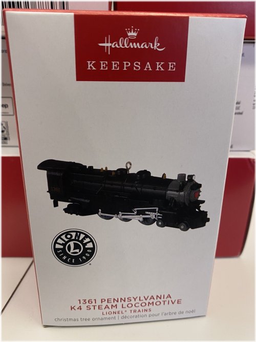 Vintage Train Engine Ornament