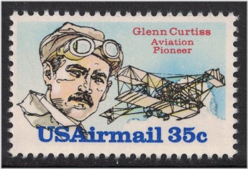 Glenn Curtiss Airmail Stamp