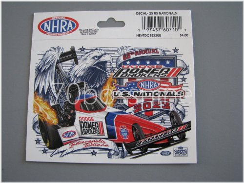 Indy Nationals Racing Event Sticker