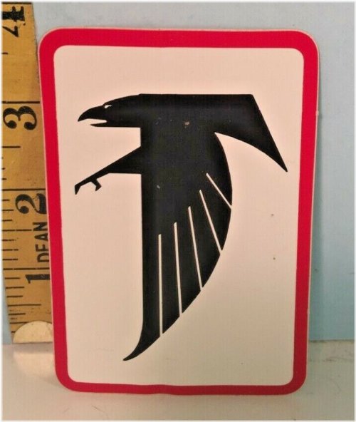 Retro Falcons Gridiron Decal
