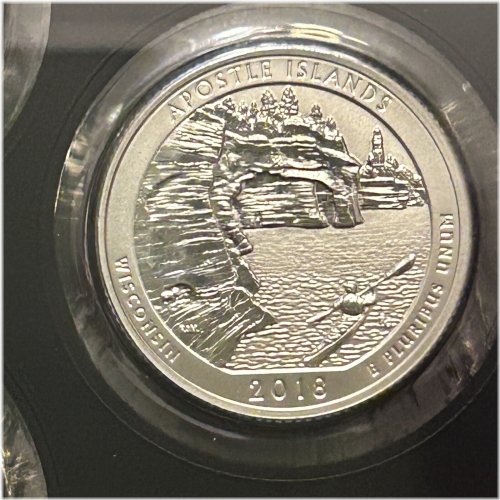 Apostle Islands 90% Silver Reverse Proof Quarter