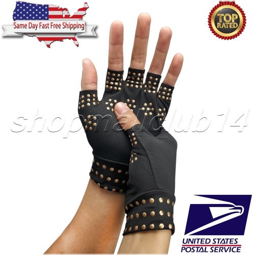 Copper Comfort Fingerless Arthritis Gloves