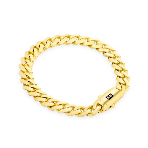 Golden Cuban Chain Bracelet