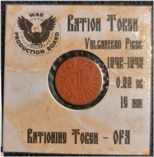 Ration Points Token Set