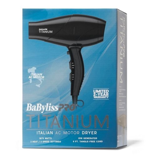 Titanium Italian AC Motor Hair Dryer