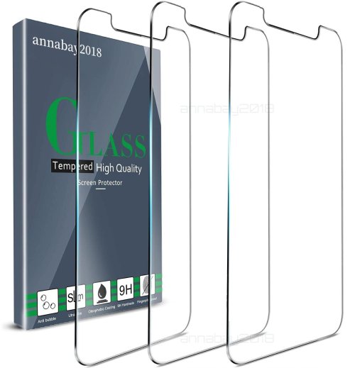 Crystal Shield - 3-Pack Tempered Glass Screen Protectors for iPhone