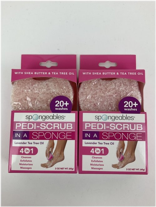 Soothing Foot Scrubber with Shea Butter and Lavender Tea Tree Oil