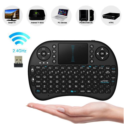 Touchpad Wireless Keyboard for PC, Android TV, and Media Box